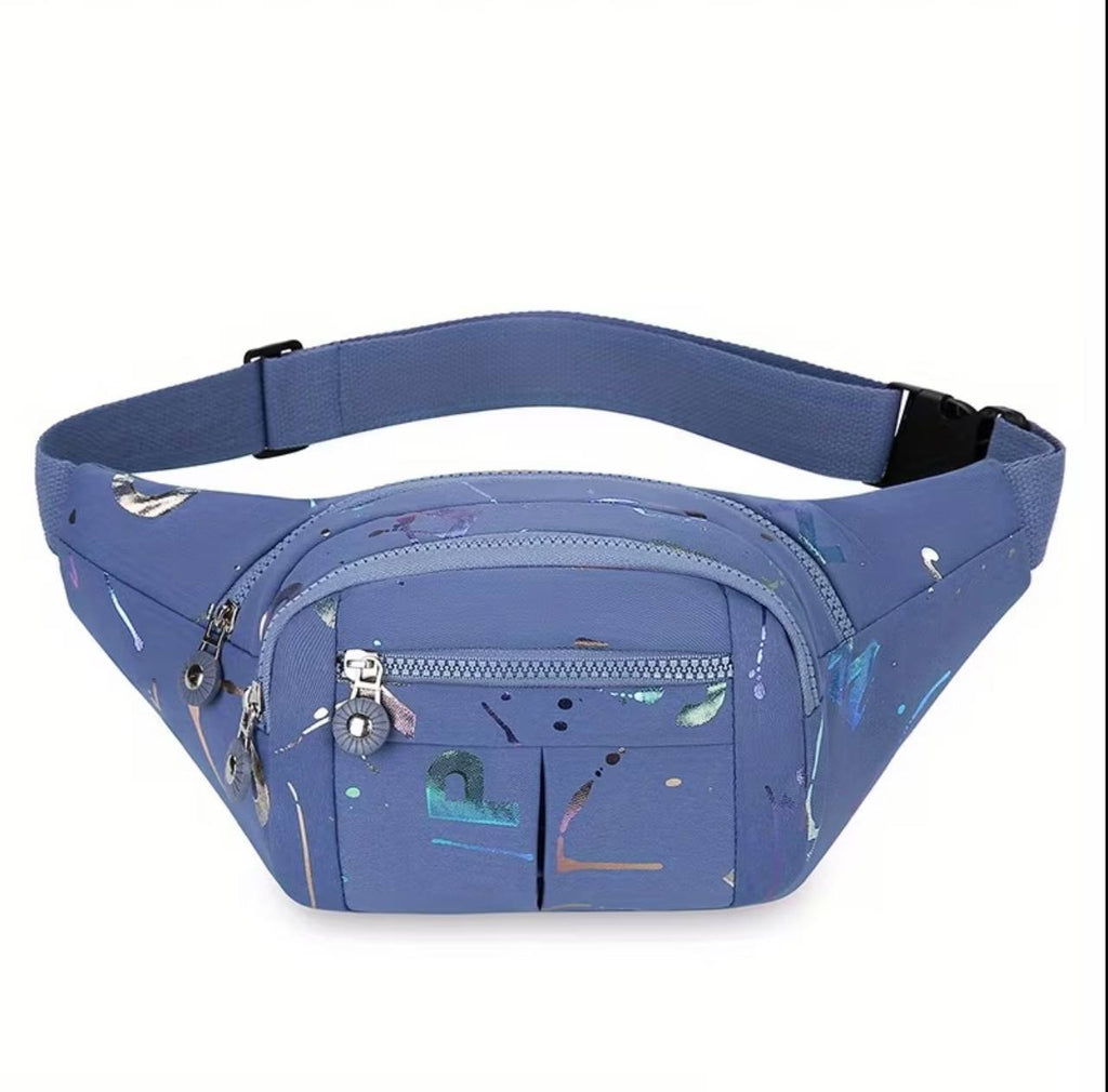 Water Proof Waist Bags Lightweight Fanny Pack Korean-Style Cross Body Bags Hot Stamping Multifunctional bags