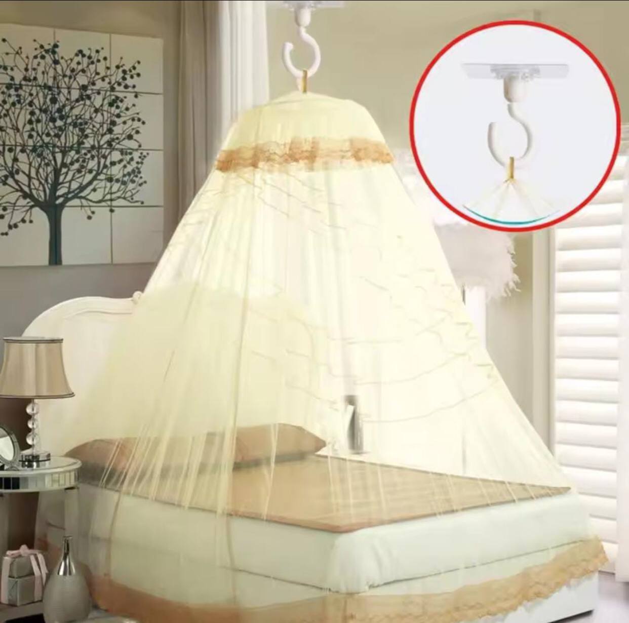 no drilling multiple purposes mosquito net hooks 3  pieces