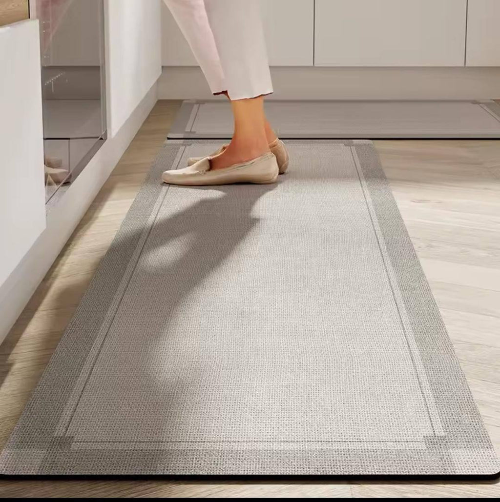 Rubber bottom Antislip Kitchen Mats 2pcs set