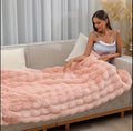 Premium quality Soft Bubble Winter Throw Blanket