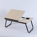 Adjustable Tilting Laptop Folding Table Stand Desk Bed Table with Foldable Legs