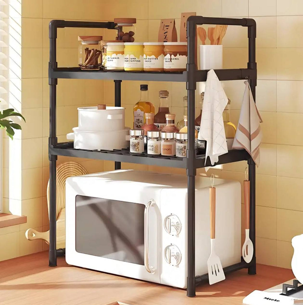 Microwave Shelf Condiment Organizer
