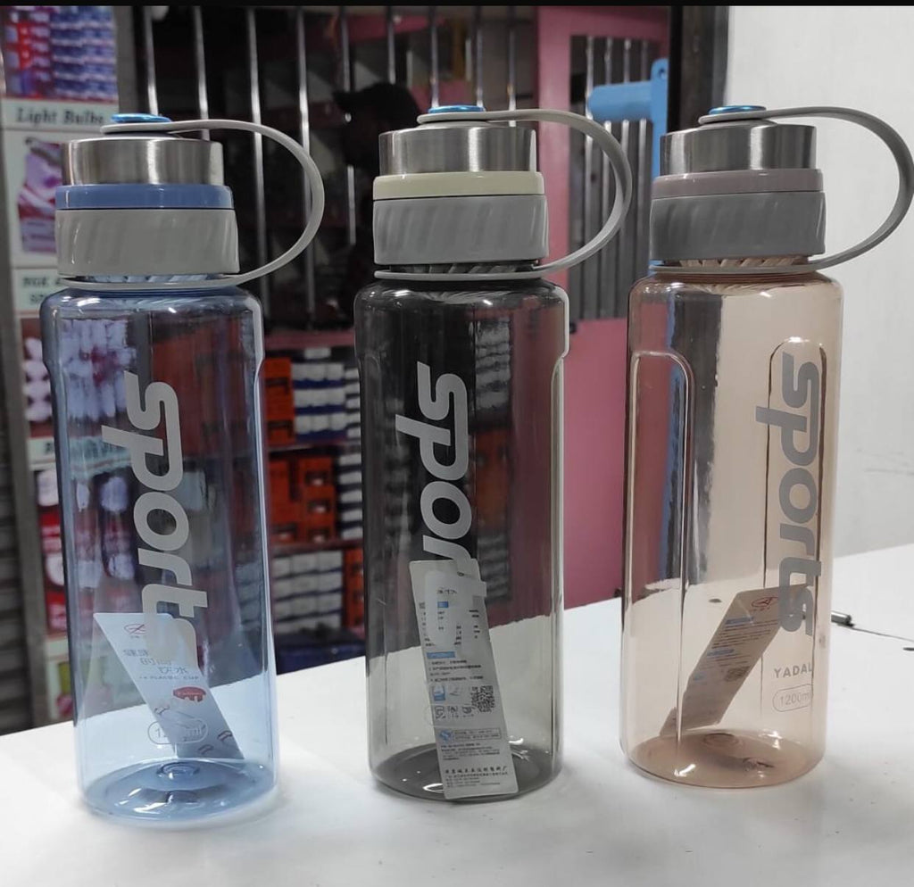 Direct Drinking silver lid Water Bottle,