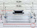 Casserole baking /storage tin with lid