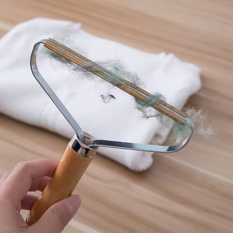 Portable Manual Hair Removal Scraper Carpet Wool Coat Clothes Cleaning Tools Pet Fur Hair Brush Clothing Fabric Plush Remover