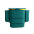 Foldable Kitchen Hanging dustbin with 2 Trash Bags Storage cans
