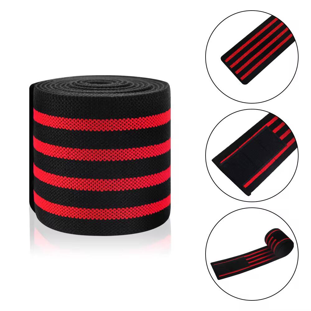 Men Fitness Weight Lifting Elastic Bandage Compression Knee Support