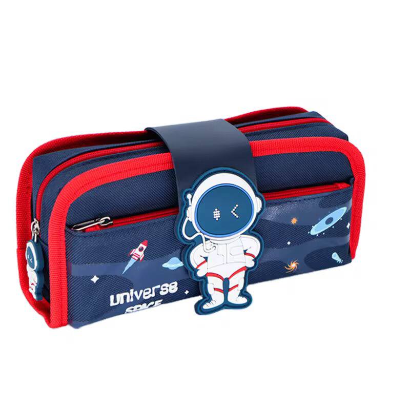 Detachable pencil pouch for our boys and girls.