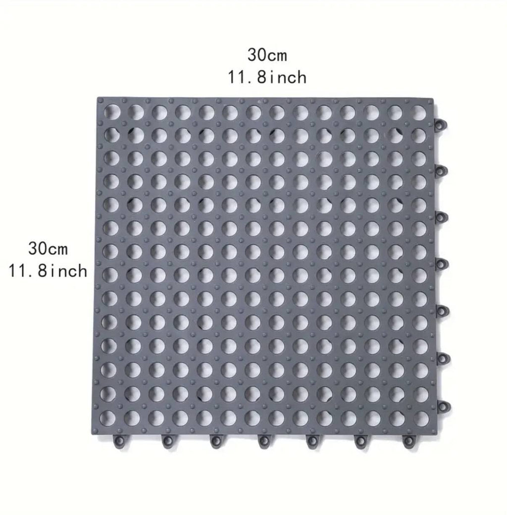 Waterproof antislip bathroom mat