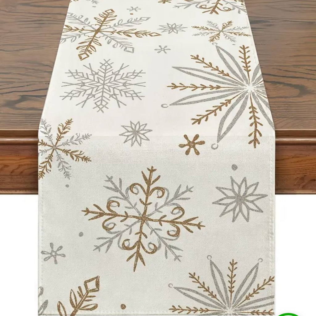 Christmas Table Runner Snowman Gnome Table Cloths Linen Table Runners