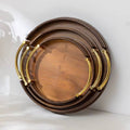 Multi-functional Bamboo Food serving Trays for Household use/Decor.