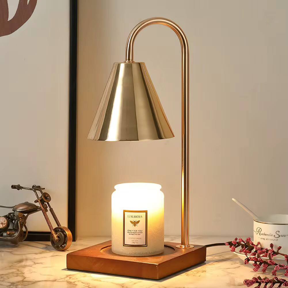 Electric Candle Wamers with wooden base