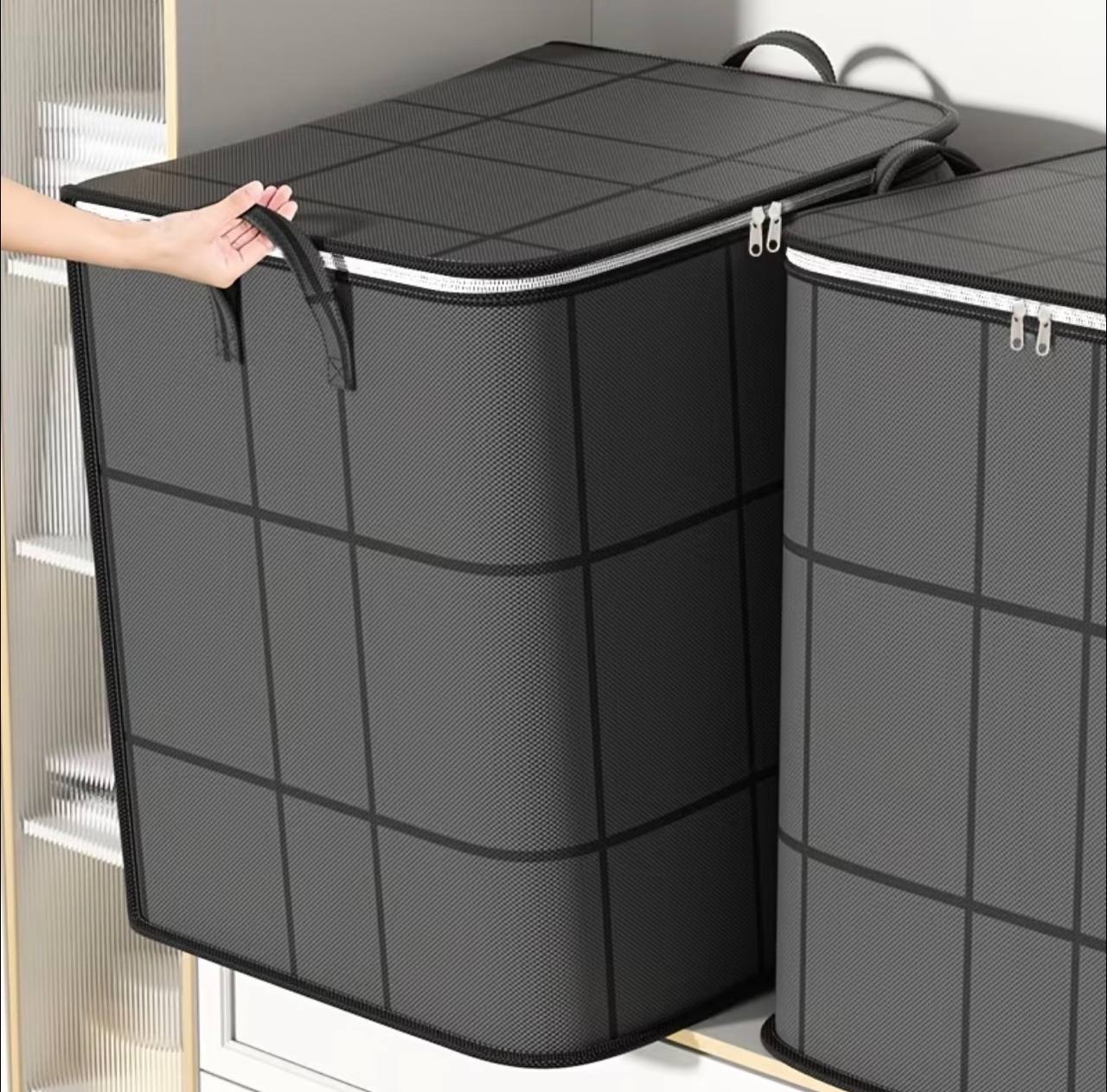 2 pcs set non woven storage bags
