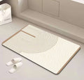 Rectangular Antislip absorbent bathroom mat