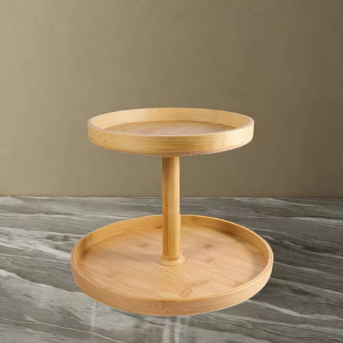 2 Layer Bamboo Lazy Susan