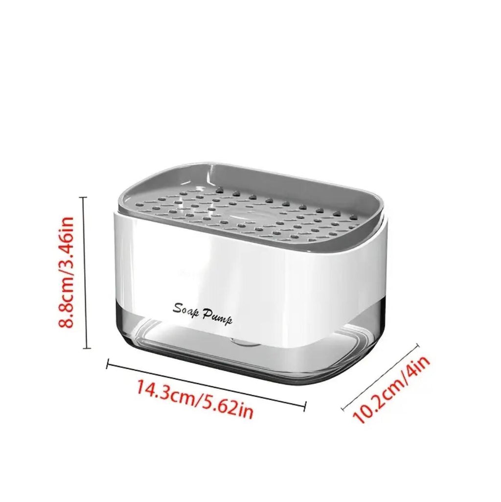 Soap pump &sponge caddy