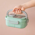 Double Layer 1400ml Lunch Box with Cutlery Set