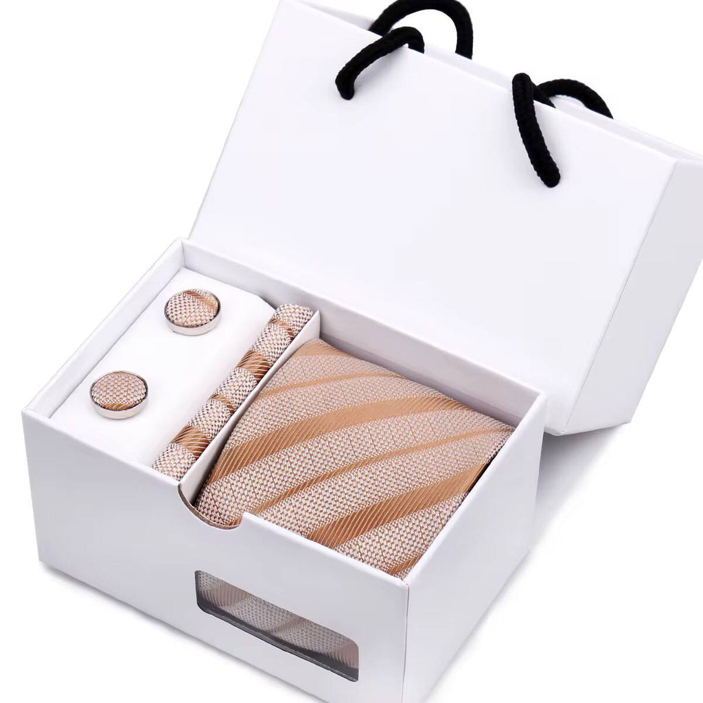 100% silk tie set