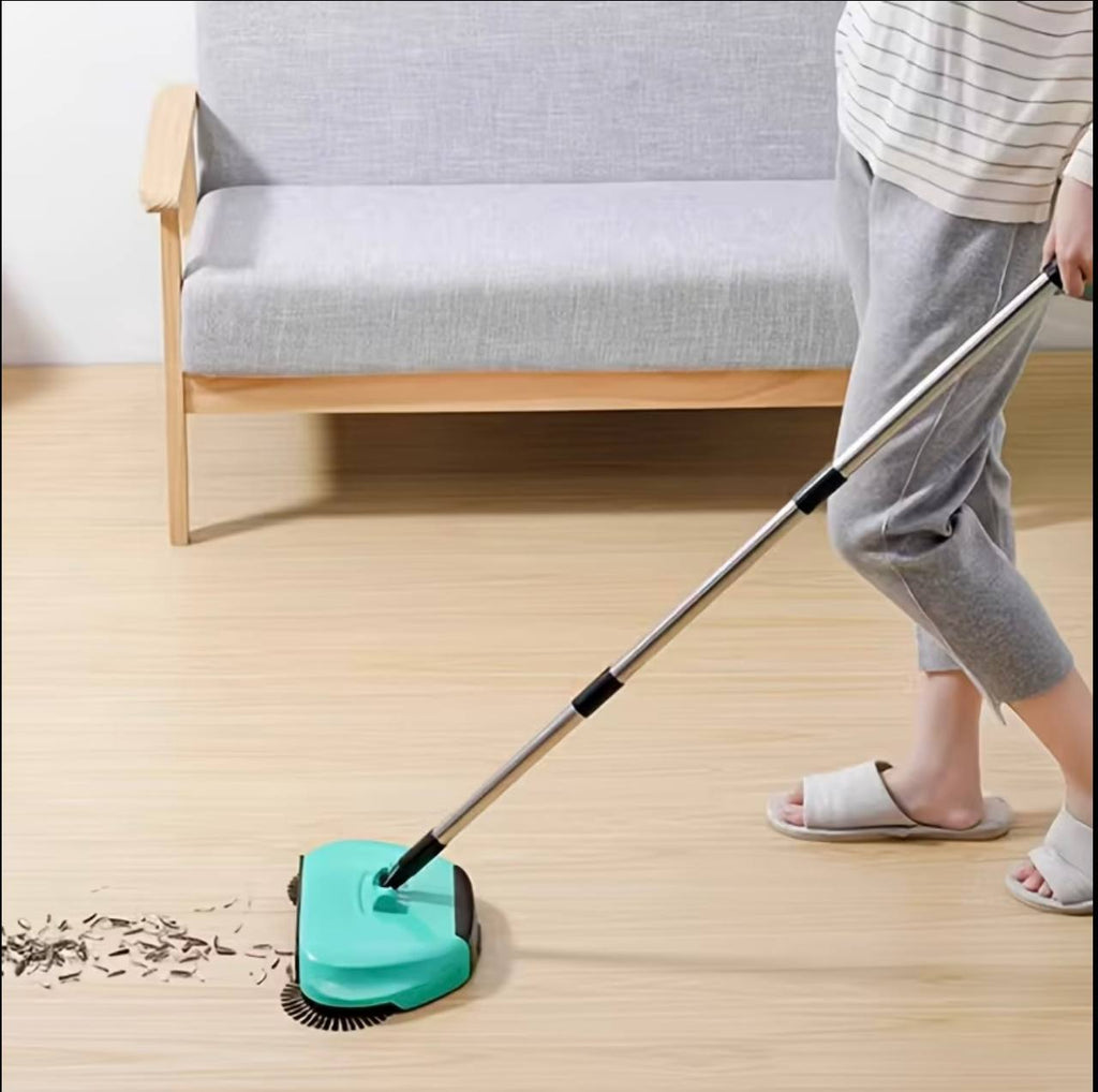 Manual Sweep drag all in one rotating brush
