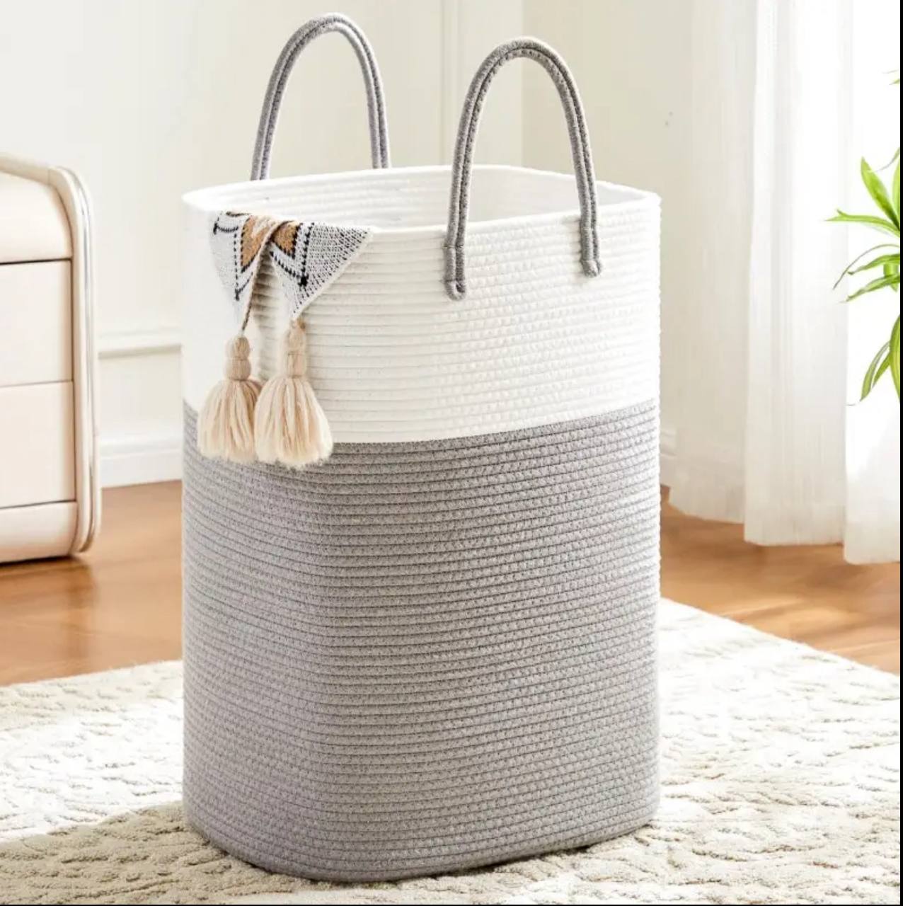 Rectangular shape non woven basket
