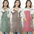 Kitchen Apron with Hand Wipe Pockets