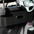 Multifunctional car seat backrest storage box