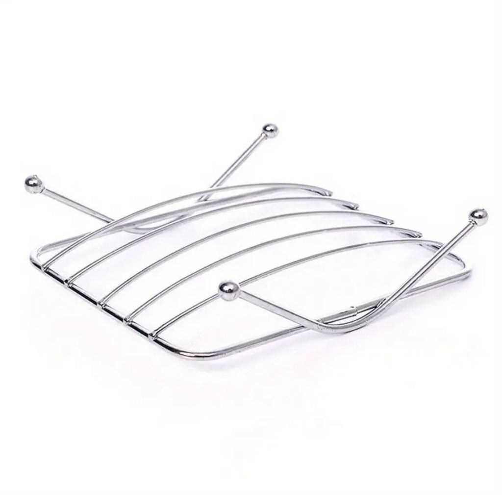 Stainless steel soap dish