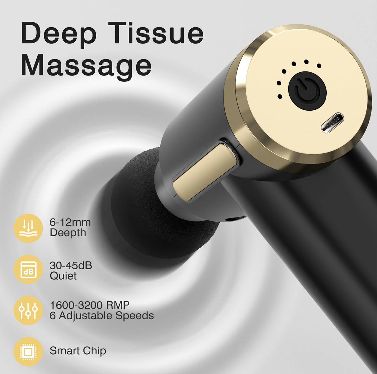 5 in 1 portable Gun massager