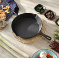 Extra Large 30cm Cast Iron Skillet Fry Panl