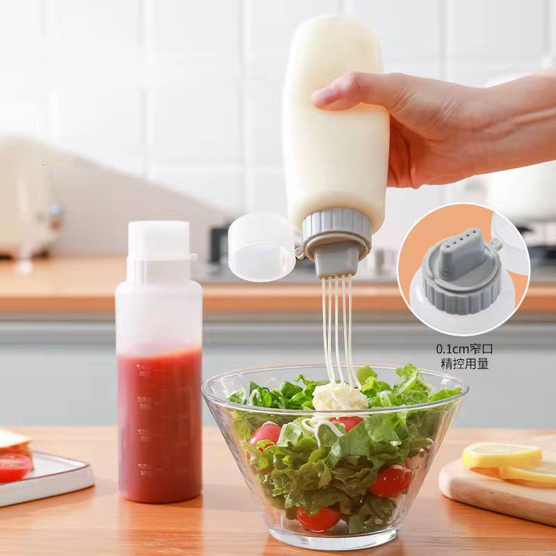 350ml 5 Holes Condiment Squeeze 
Bottle