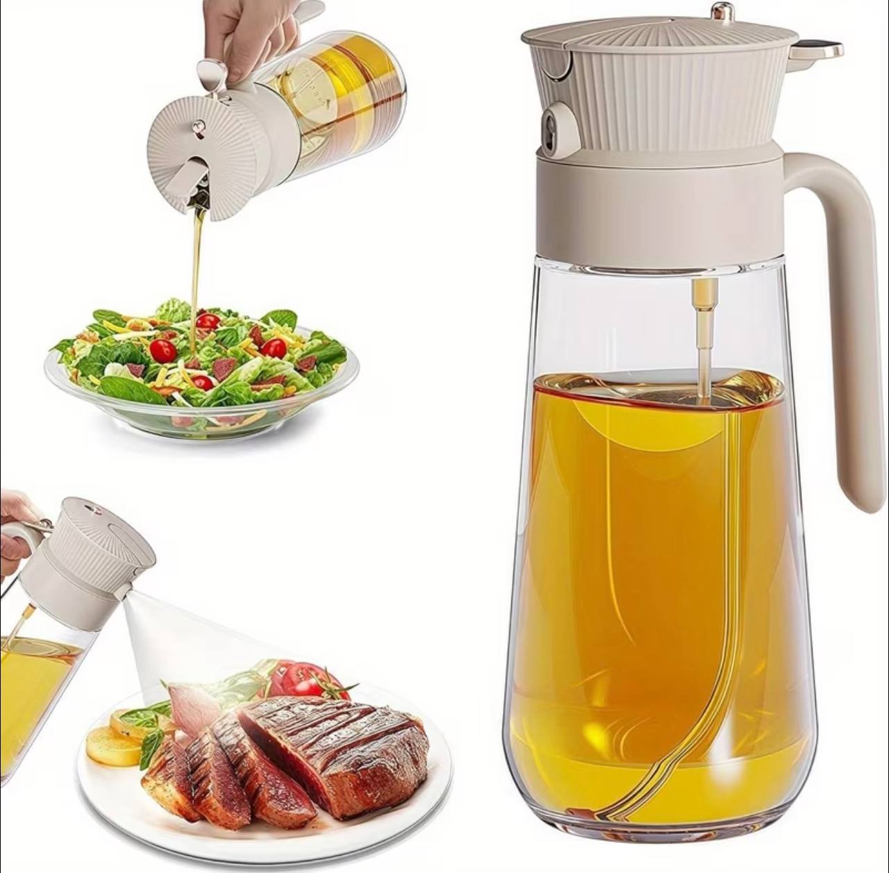 2 in 1 oil jar