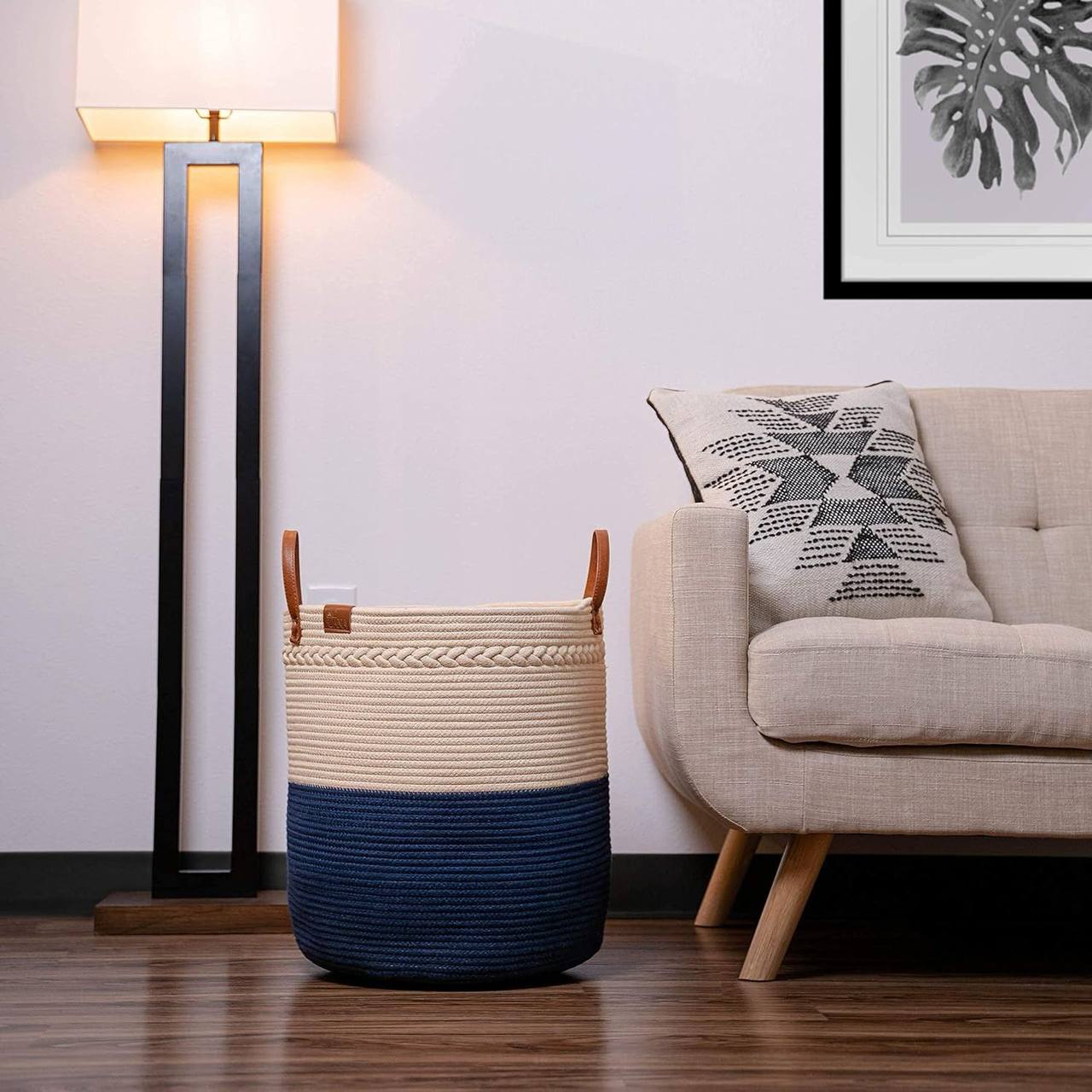 Cotton Rope Basket.