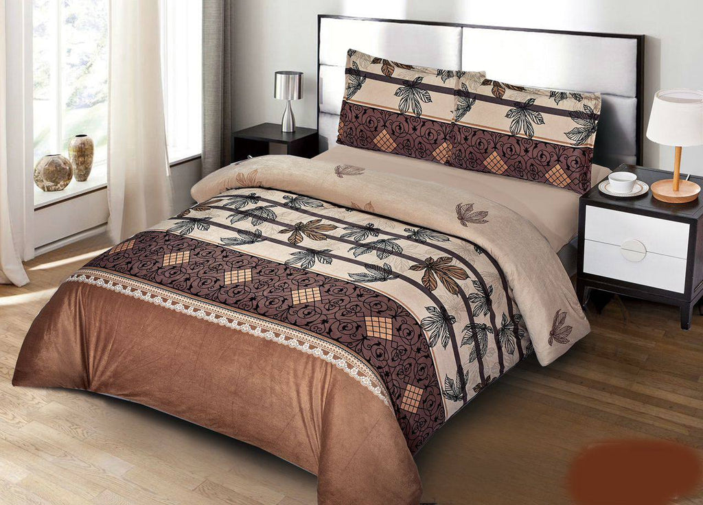 Honey G Luxury Floral Cozy Woolen Duvet set