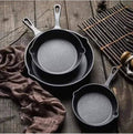 Cast Iron Frying Pan Cooking skillet Egg Steak Fry Pan