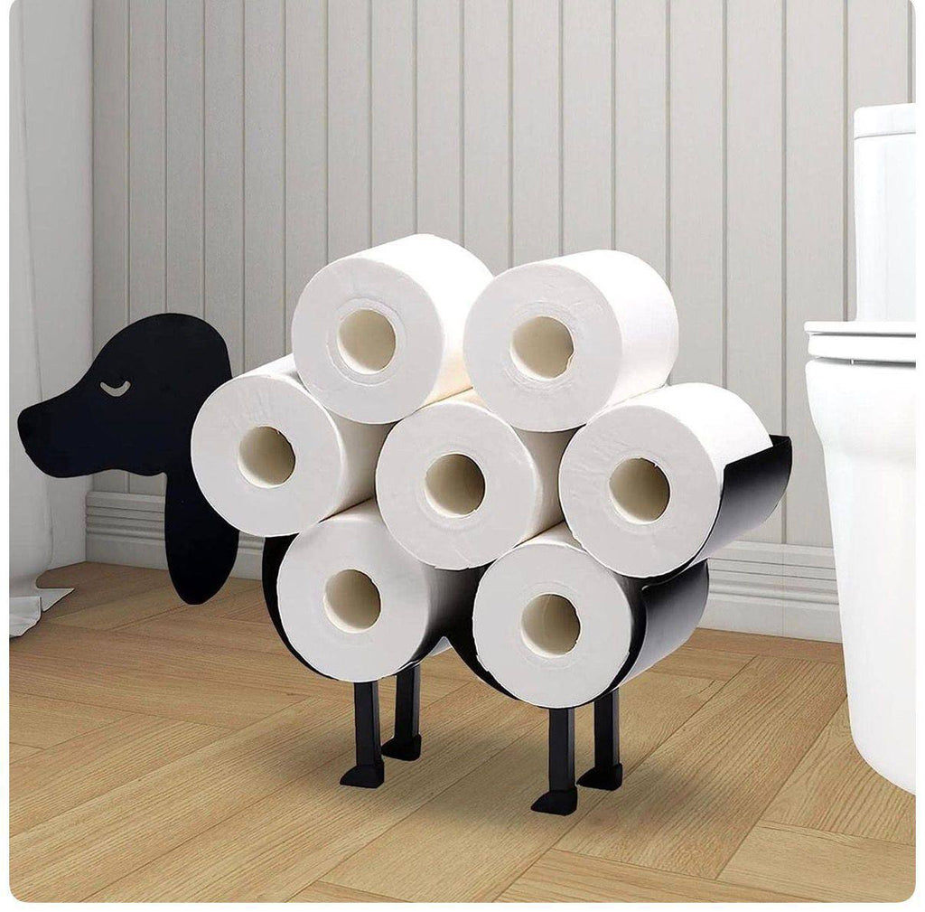 Creative Toilet Paper Holder ‰ÛÒ Metallic Finish