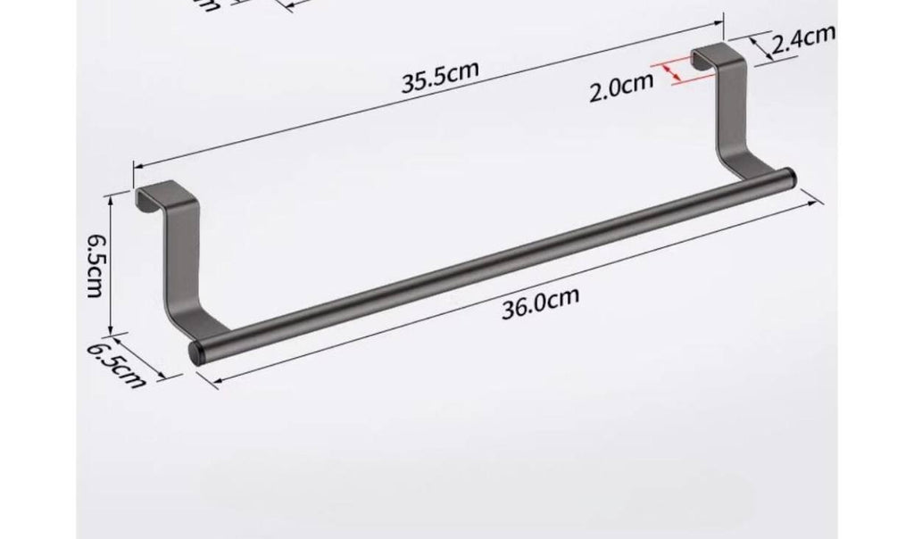 36cm Kitchen cabinet door towel bar