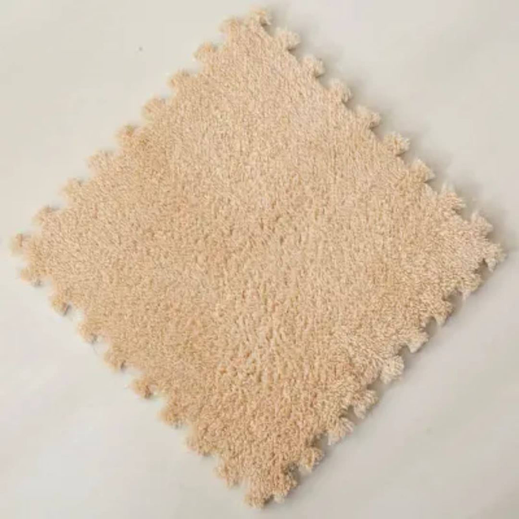 One piece Plush foam interlocking floor mats