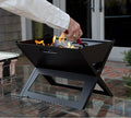Heavy Portable barbecue CHARCOAL grill X-type