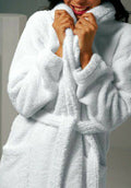 White bathrobes