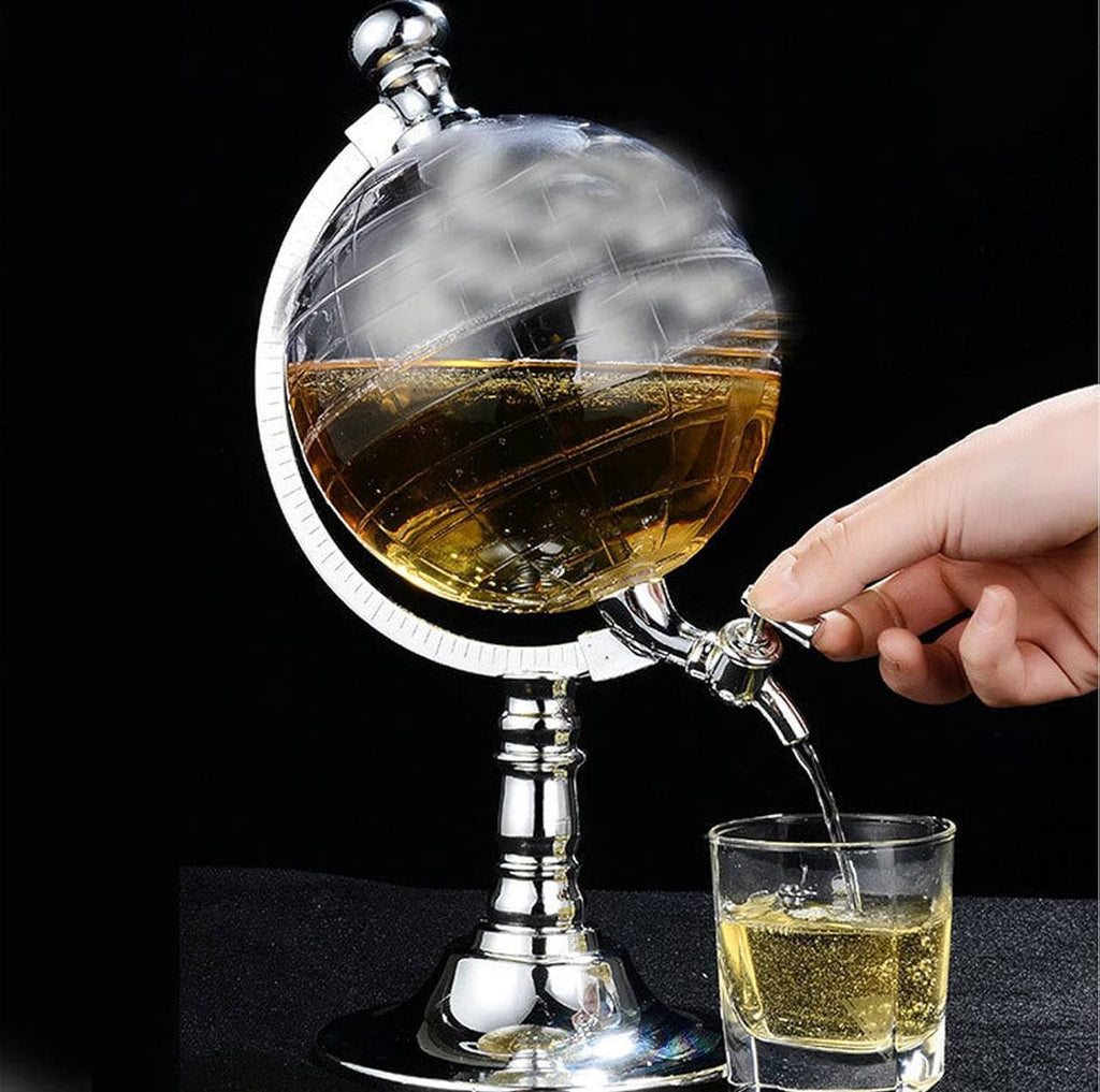 Globe wine dispenser