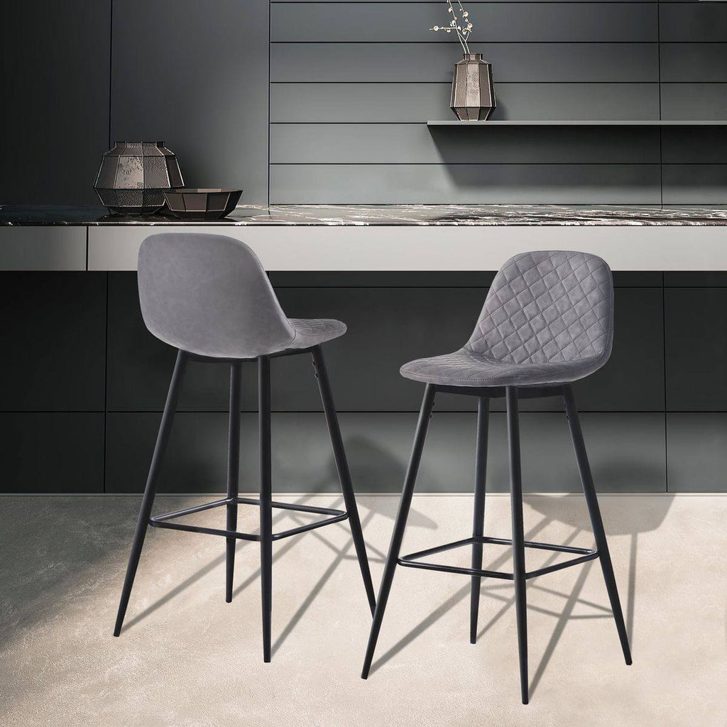 Faux leather kitchen Island counter stools