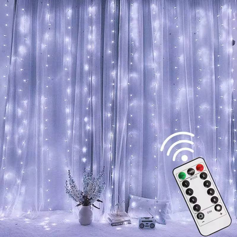 3MÌÑ3M CURTAIN LIGHTS WITH REMOTE