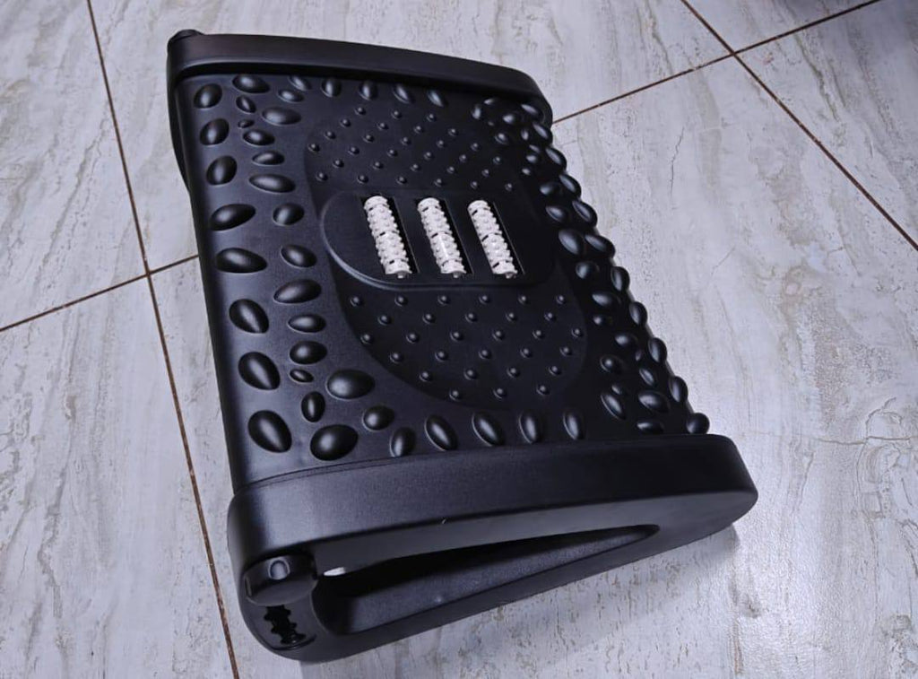 Ergonomic Adjustable foot rest/under desk footrest massage
