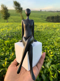 Decorative sitting Figure Model Bookend, Craft for Living Room, Bedroom