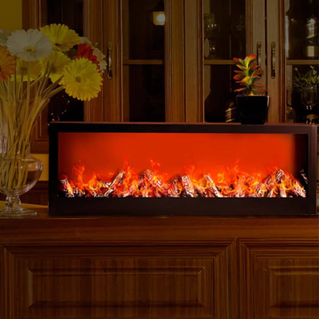 Big Size Vintage Nordic 3D LED Electric Fire Place