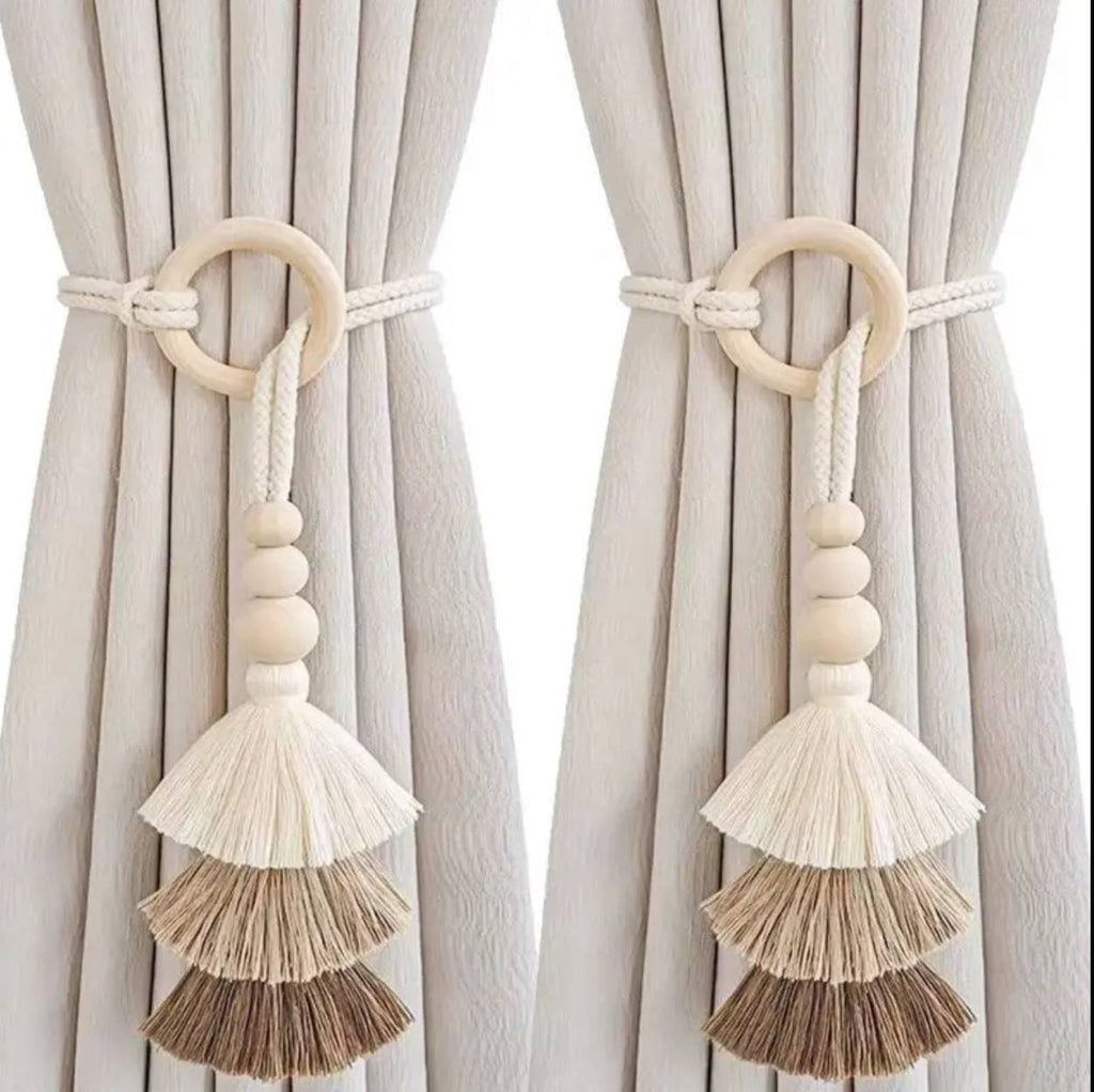 2pcs Tassel Curtain Tie Backs