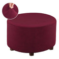 Round Ottoman covers