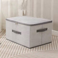 Large capacity collapsible zipper  storage box.
