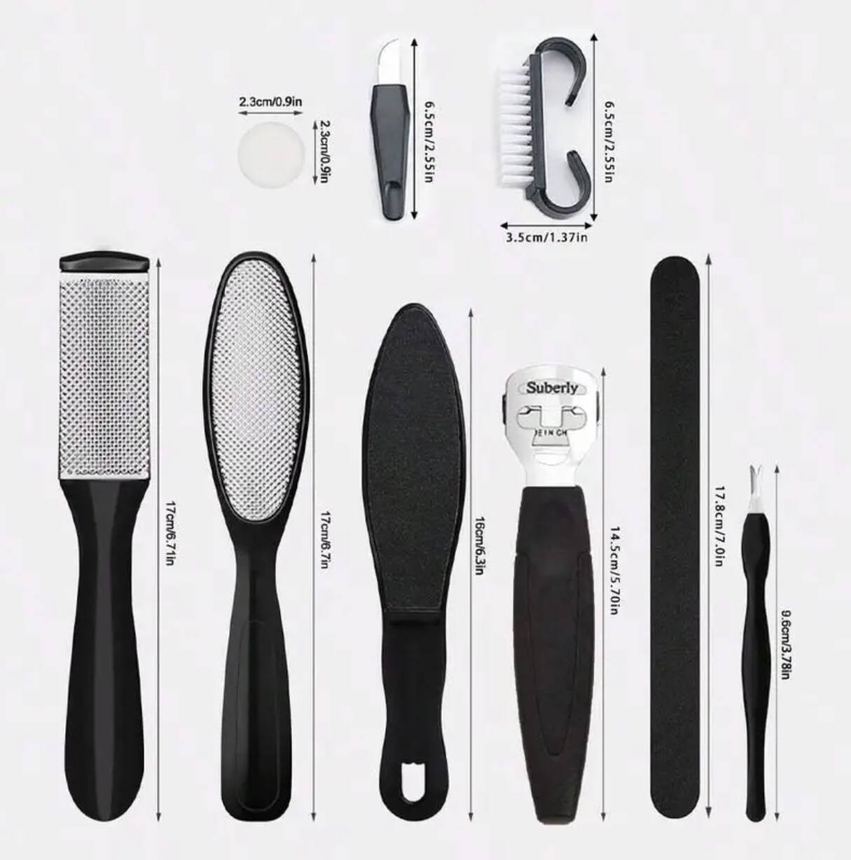 10pc Pedicure Set
