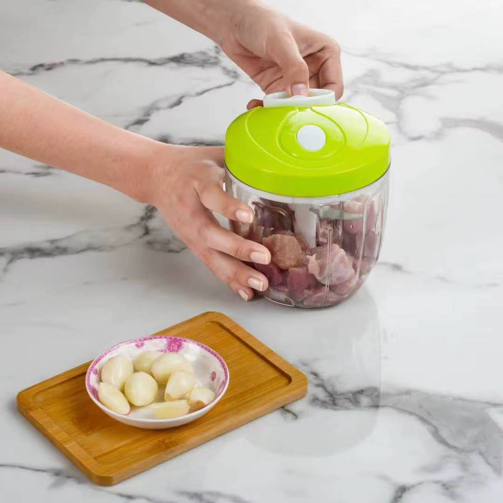 Manual spin cutter